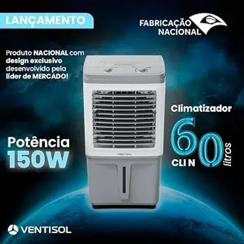 Climatizador de Ar Cli Pro 60L Ventisol 127V 150W