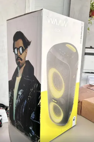 Caixa de som Bluetooth WAAW by Alok Infinit 100 (100w RMS)