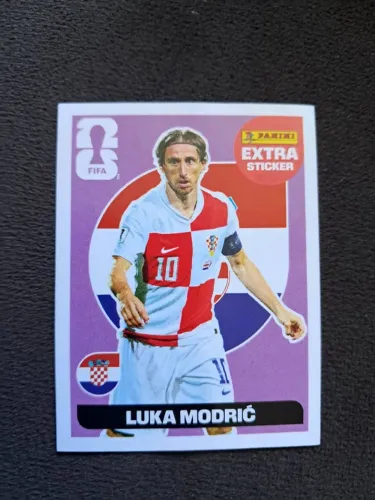 Figurinha extra bordô 2026 luca modriç