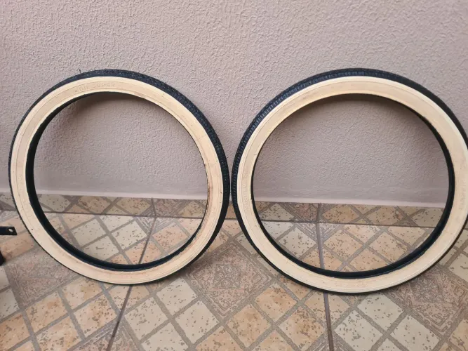 Par de pneu mini super monareta
