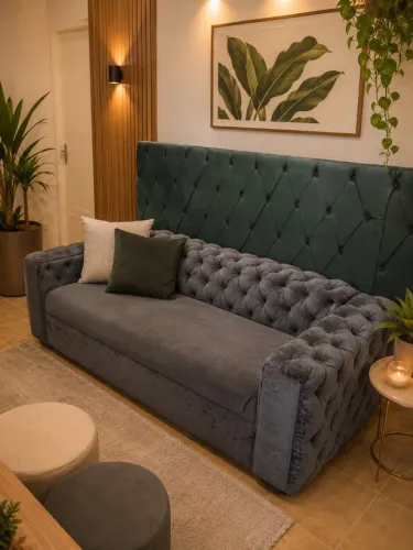sofá Chesterfield usado em boas condições