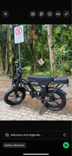 Bike elétrica V8 Plus