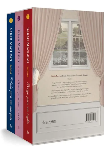 Livros: escândalos e canalhas ( trilogia)