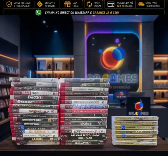Jogos GREATEST HITS e FAVORITOS de PS3