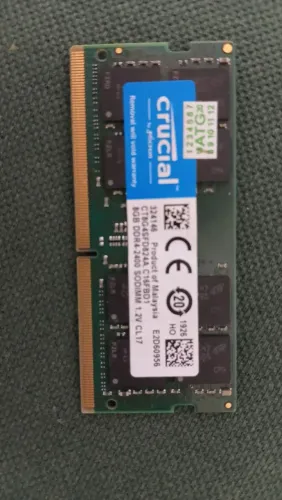 Memória de notebook DDR 4 8GB barata