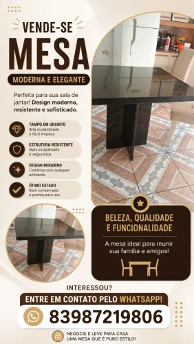 MESA DE MÁRMORE 