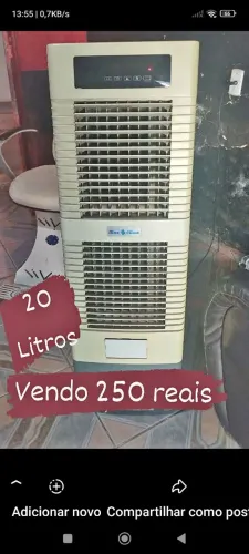 Vendo climatizador 20 litros Max clima super novo