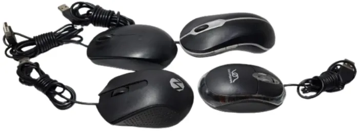 Lote Com 4 Mouses De Computador Limpeza e Manutenção