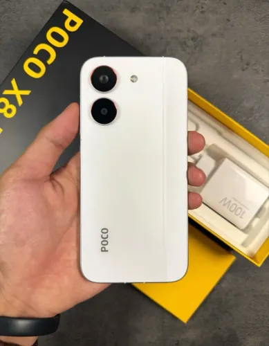 Celular Xiaomi Poco x8 (NFC) 256+8 Branco Lacrado Versão Global
