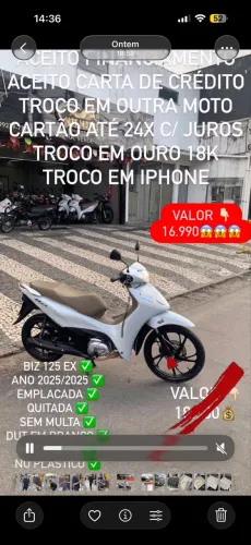 BIZ 125 EX 2025/2025