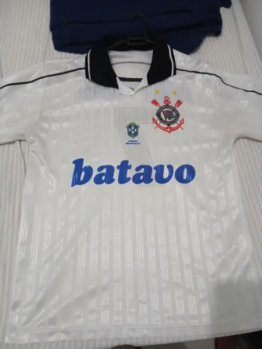 Camisa Retrô Do Sport Club Corinthians Paulista Batavo