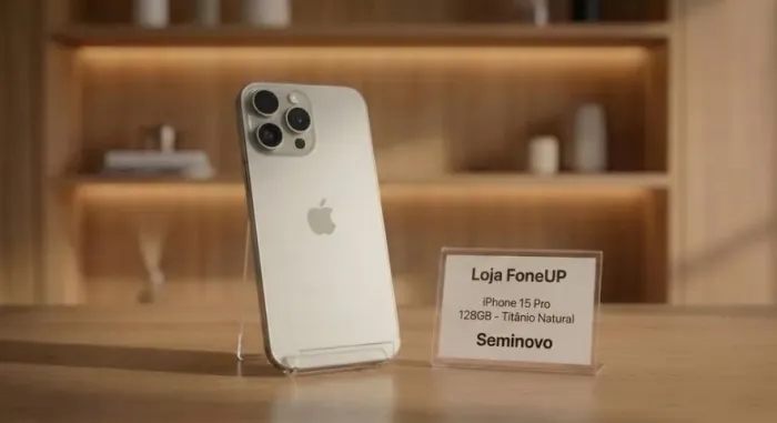 iPhone 15 Pro 128GB | Bateria 87% | Garantia 90 dias