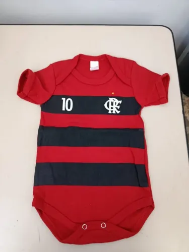 Body infantil do unniforme do Flamengo Tam G 9 meses