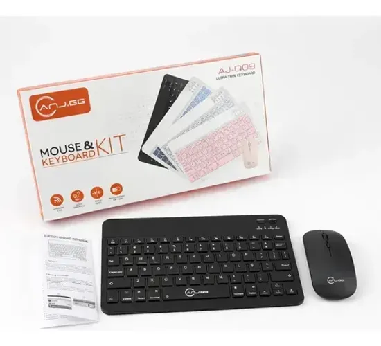 Teclado e Mouse bluetooth - preto