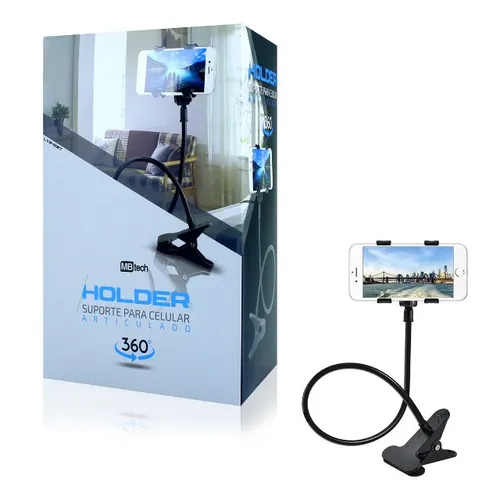 Suporte De Mesa Articulado Universal Flexivel Para Celular Gps
