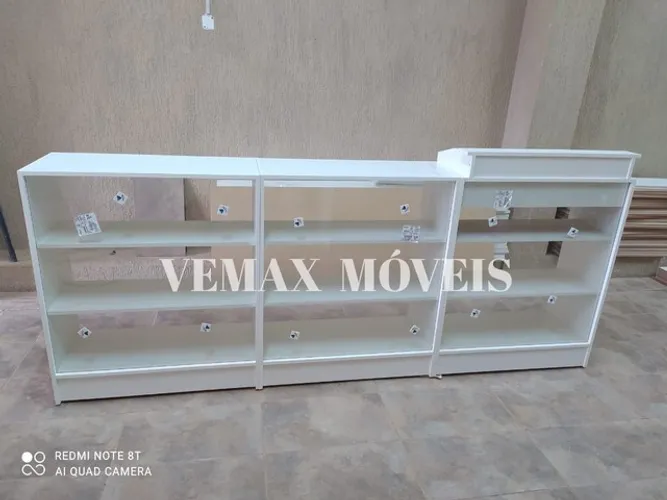 BALCÃO CAIXA EXPOSITOR VITRINE LOJA 100% MDF NOVO