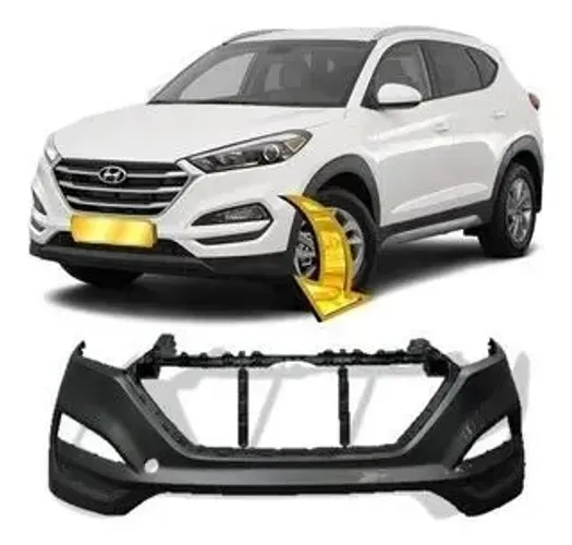 Parachoque Dianteiro Hyundai New Tucson 2017 - Preto Liso - FPI