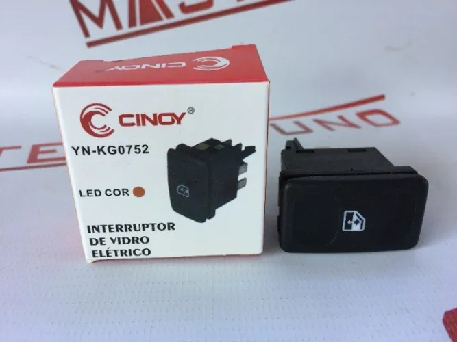 interruptor de vidro elétrico simples novo carros específico na embalagem.