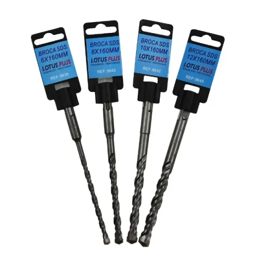 Kit de 4 Brocas Sds Plus Concreto 6mm 8mm 10mm 12mm x 160mm Lotus