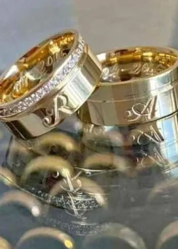 Par de Alianças Casamento Noivado Compromisso 