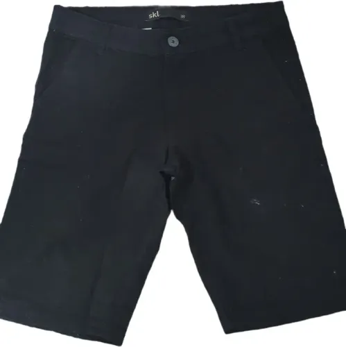 Short Masculino - Preto algodão (Novo).