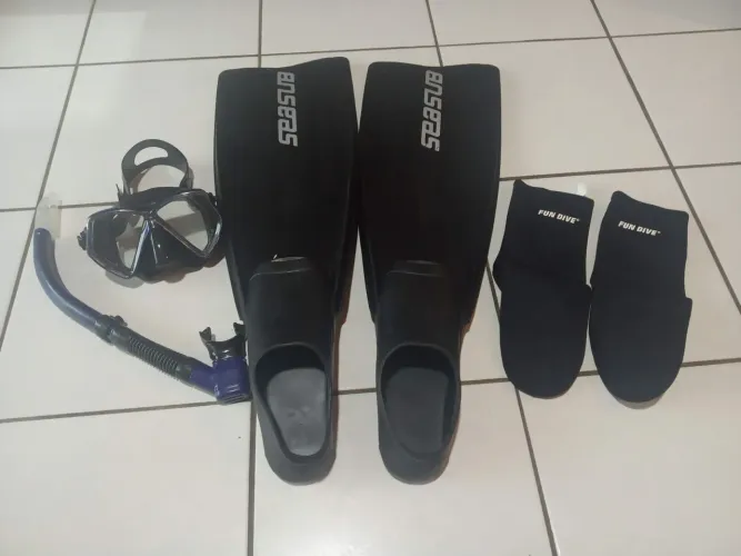 Nadadeiras e Máscara