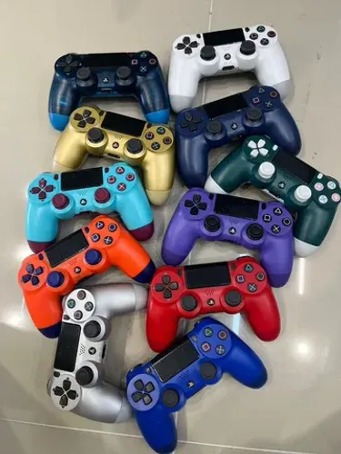 Controle Ps4 Vermelho, Branco, Azul e Camuflado $130
