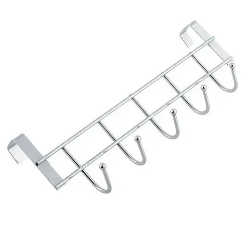 Cabide De Porta Com 5 Ganchos De Metal