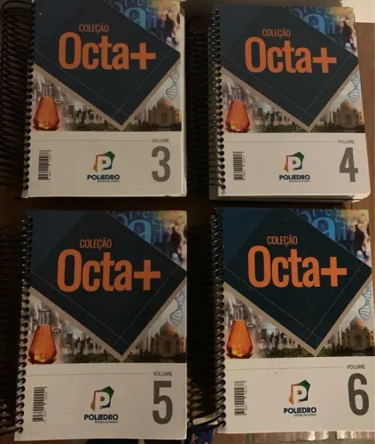 Coleção Octa+ - Volumes 3, 4, 5 e 6 - Poliedro