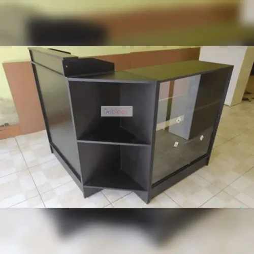 Balcão caixa+vitrine em L promoção imperdível