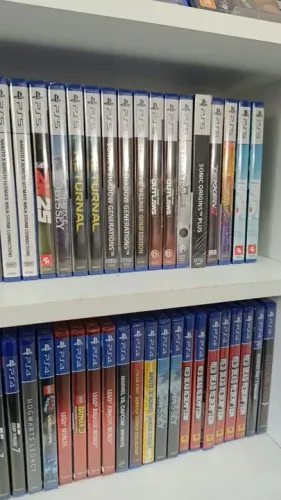 Jogos lacrados para PS5 e PS4 super estoque
