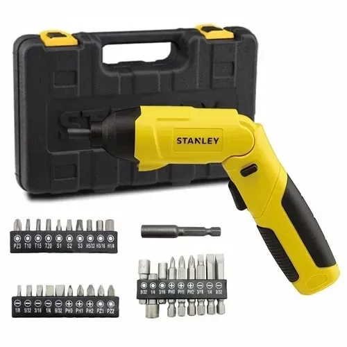 PARAFUSADEIRA STANLEY 4 V 1,5 A C/MALETA E 30 PCS