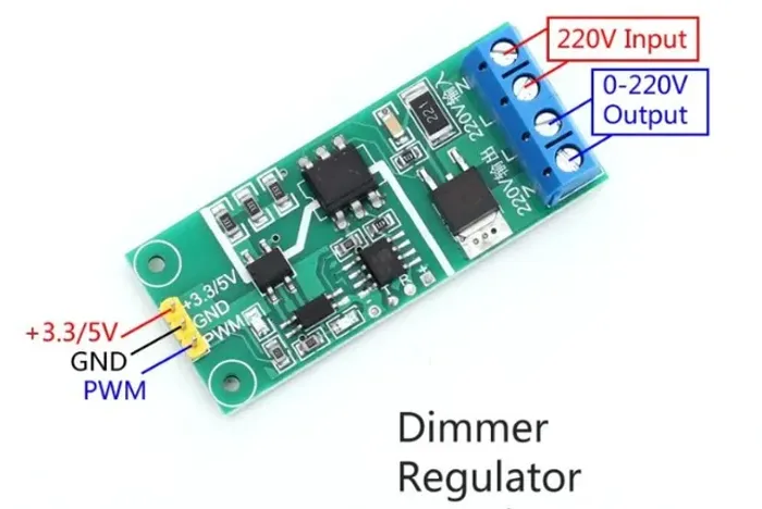 Pwm Dimmer Controlador de Velocidade Motor Regulador de Tensão Módulo de Isolame COD-AM580
