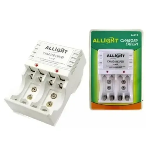 Carregador de pilha AA,aaa,9v all light