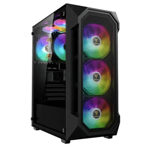 Gabinete Gamer Gamdias Athena M6 Black *Sem Fan Led* - ATX, Micro-ATX e Mini-ITX - WZetta