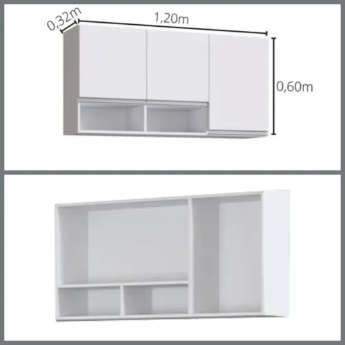 Armário aéreo 1.20cm - entrego 