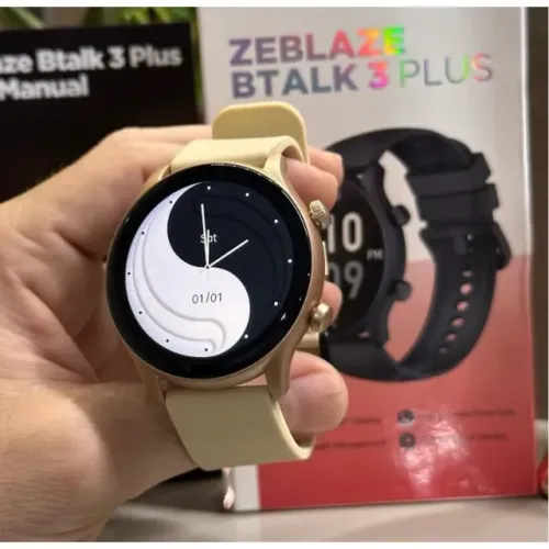 Smartwatch ZEBLAZE BTALK 3 PLUS- Champagne Gold