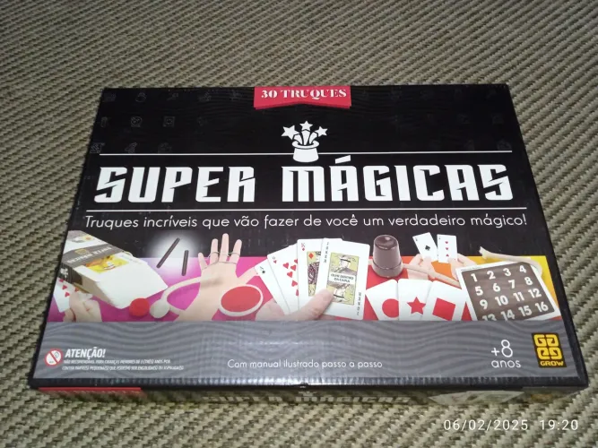 Jogo Super Mágicas da Grow 