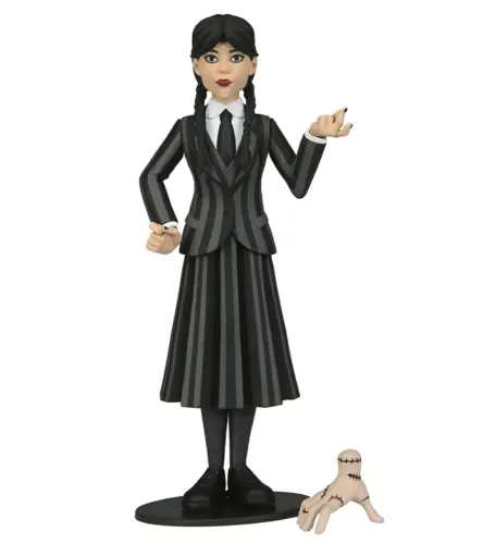 NECA Collectible Wednesday Series 6? Scale Toony Terrors Figure - Wednesday Addams