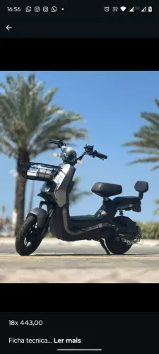 Moto elétrica sem CNH e Sem emplacamento Seminova.