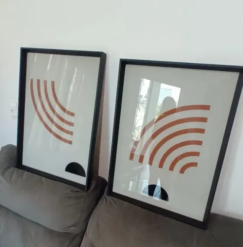 Molduras Quadro em Vidro 70x50