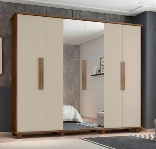 Guarda Roupa Casal 6 Portas 4 Gavetas Novo direto da fabrica