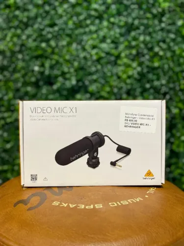  Microfone Condensador Behringer - Video Mic X1