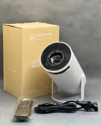 Projetor LED CINEMA Portátil com Controle ENTREGAMOS COM GARANTIA