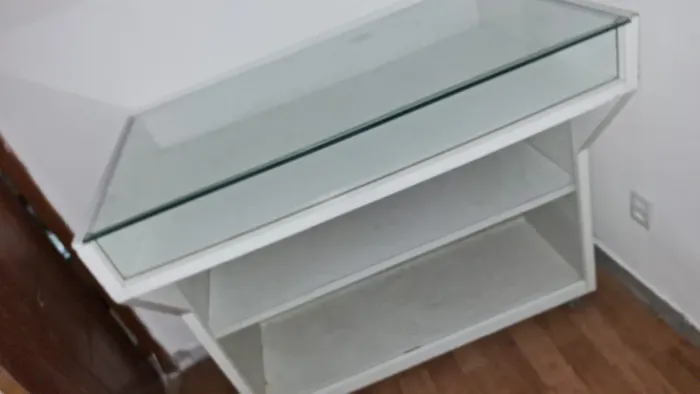 Vitrine de vidro para loja