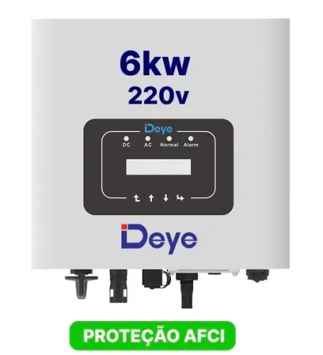 INVERSOR DEYE 6K AFCI MONO ON GRID 