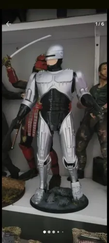 Boneco 1/4 robocop 45cm action figure Alex murphy filme