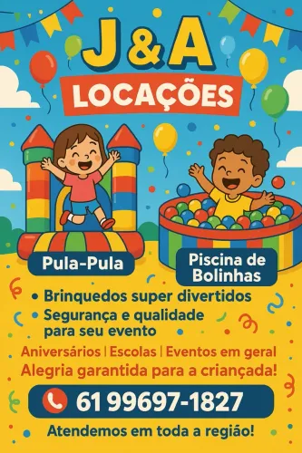 J&A Locações - Pula-Pula e Piscina de Bolinhas