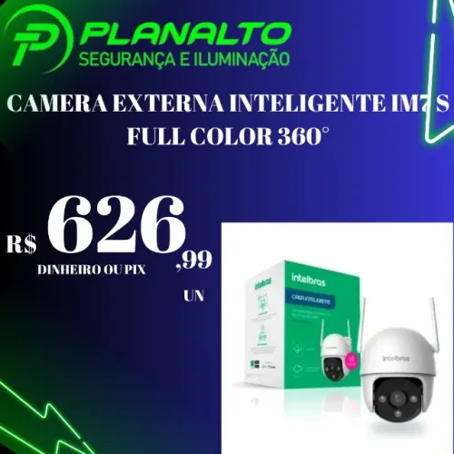 Câmera externa inteligente IM7S FULL COLOR 360°