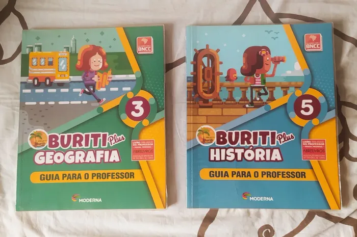 Livro Buriti Plus Geografia 3 ou História 5 - Guia para PROFESSORES * 1 LIVRO a escolher.